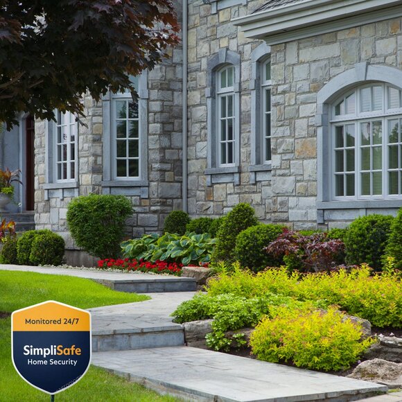 BNIB! New SimpliSafe Yard Sign with BLACK Heavy Duty Stake LATEST COLOR SCHEME! - Picture 3 of 4